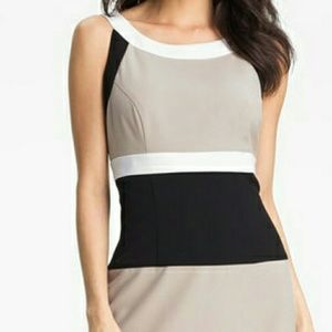 Calvin Klein block sheath dress
